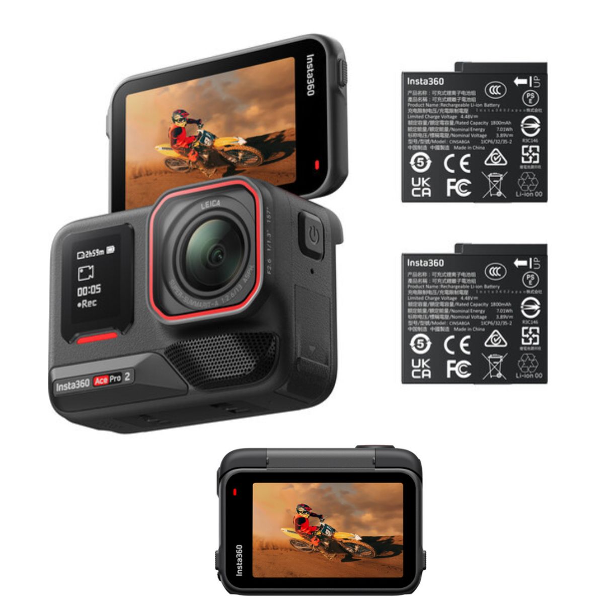 INSTA360 - Insta360 Ace Pro 2 (2 Baterias)