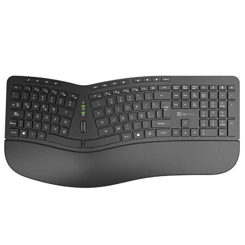 KLIP XTREME - Teclado Ergonómico Inalámbrico Klip Xtreme Transcend Wireless