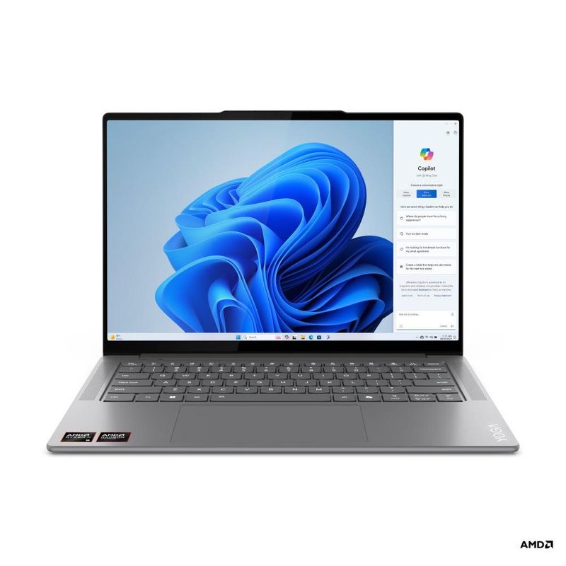 LENOVO - Portátil Lenovo Yoga Pro 7 AMD Ryzen AI 9 32GB 1TB 145” - Gris