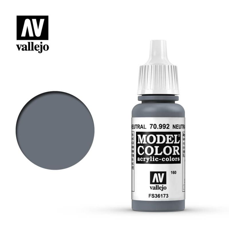 MANUEL VALLEJO - Pintura Acrilicos Vallejo ModelColor 18Ml 70992 Gris Neutral