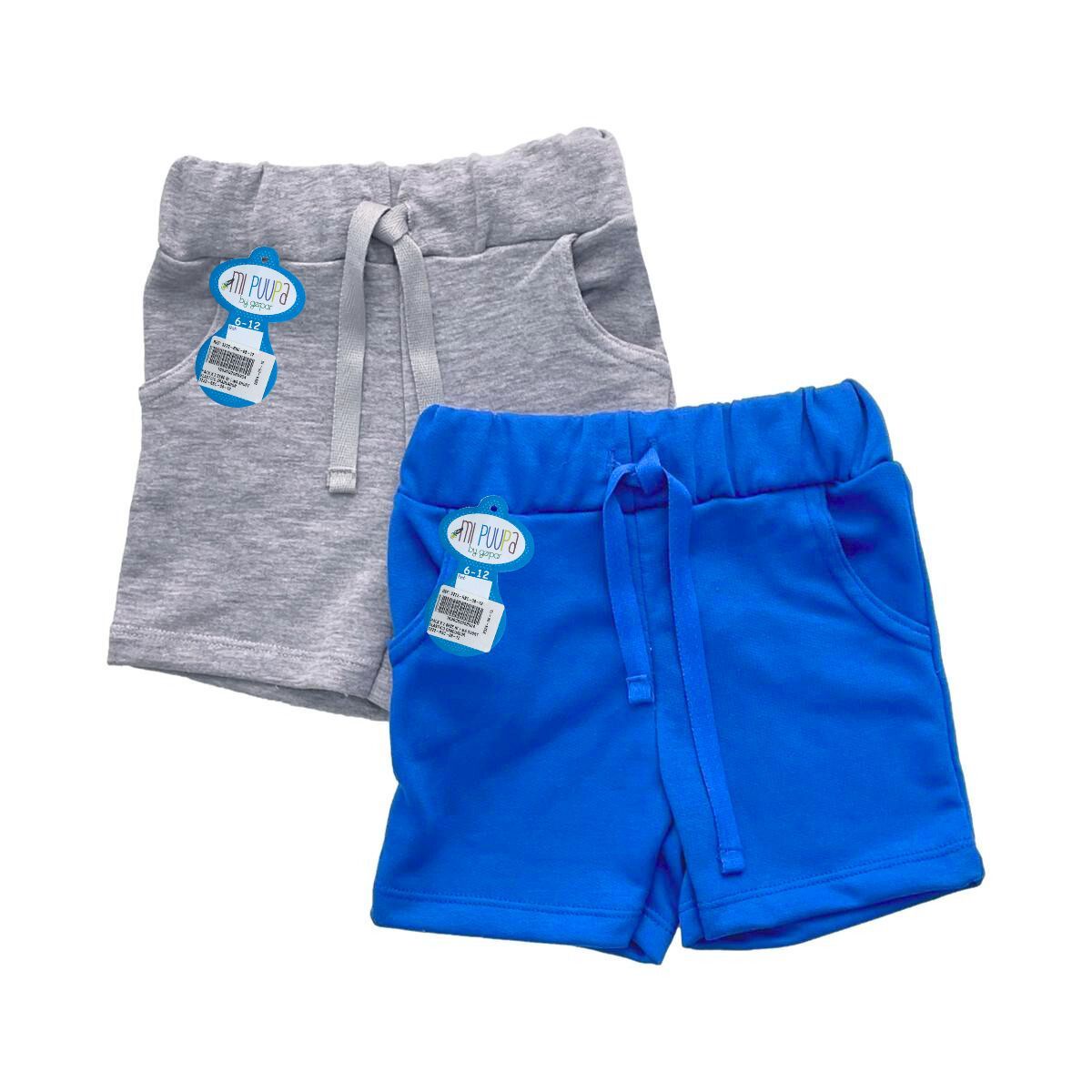 MUNDO BEBE - Short Pantaloneta Niño Set X2 Unidades Bermudas Beb.