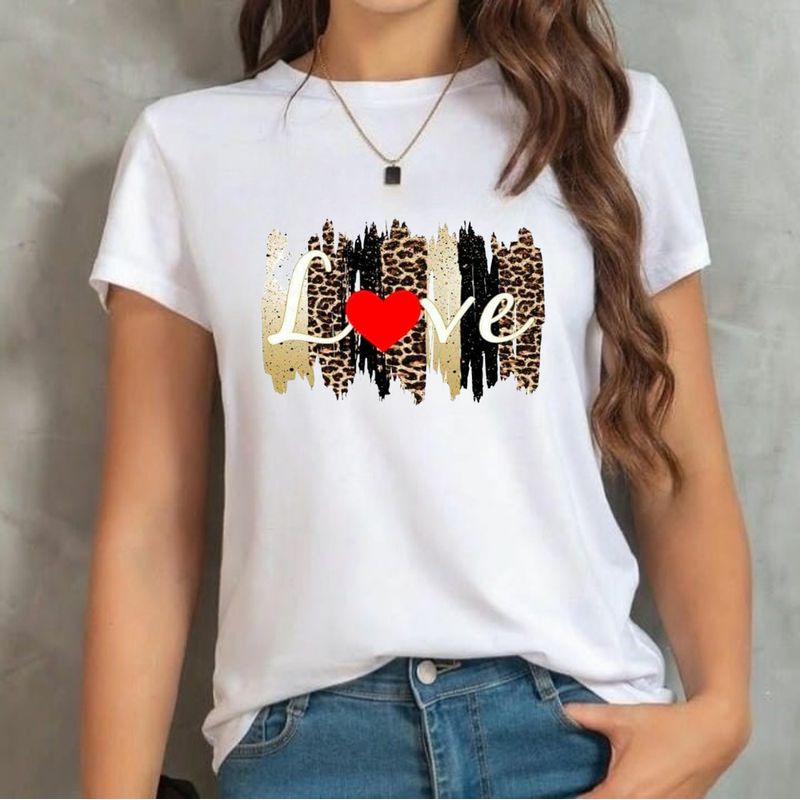 ISMI - Camiseta Mujer Animal Print Manga Corta