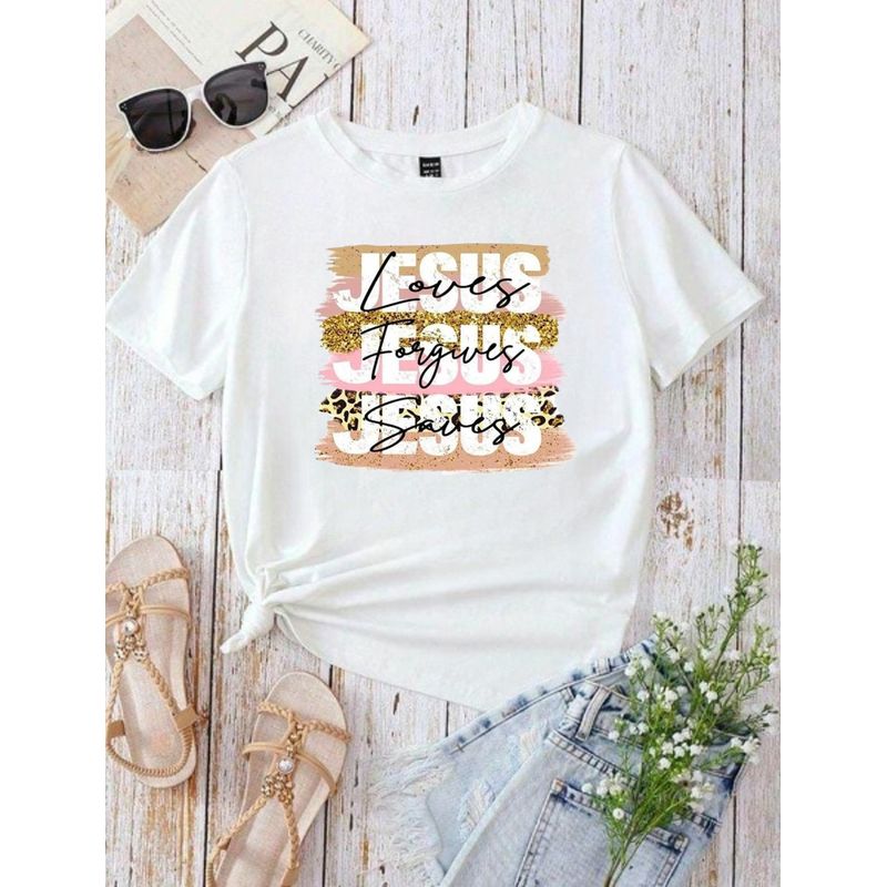 ISMI - Camiseta Mujer Animal Print Manga Corta