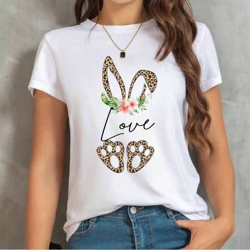 ISMI - Camiseta Mujer Animal Print Manga Corta