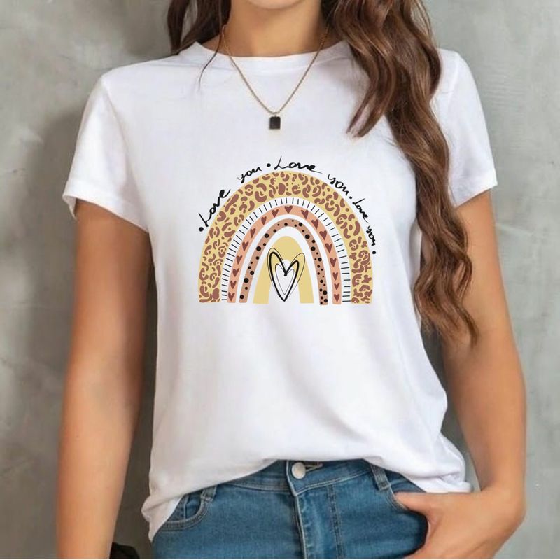 ISMI - Camiseta Mujer Animal Print Manga Corta