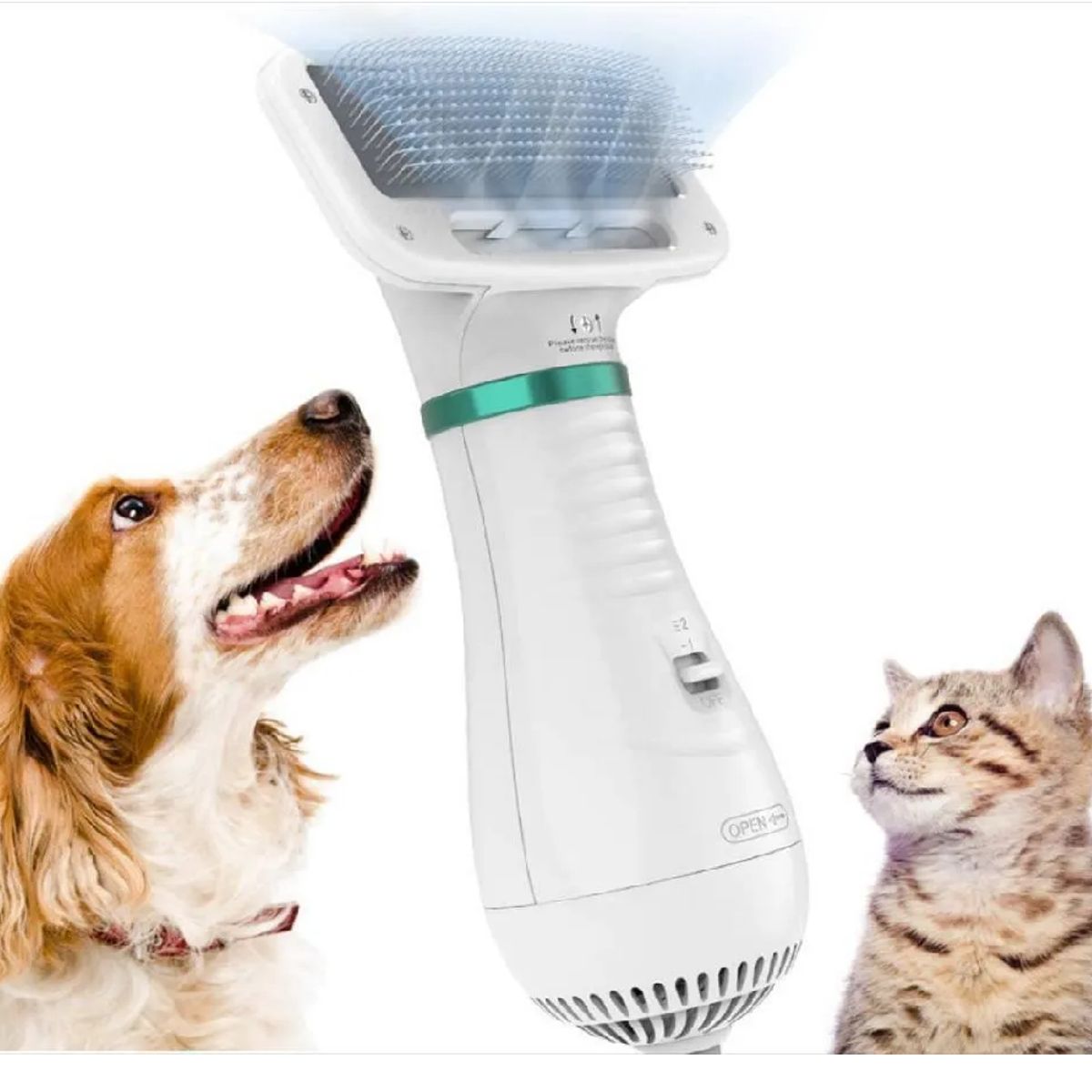 GENERICO - CEPILLO SECADOR MASCOTAS