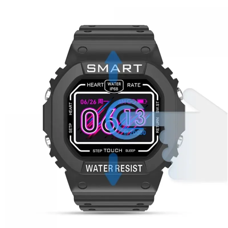 GENERICO - Smart Watch Digital Resistente al Agua Negro
