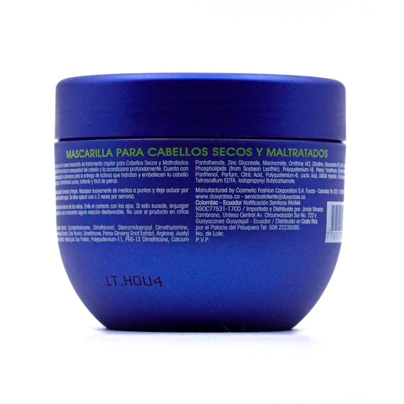 DUVYCLASS - Mascarilla Versátil Cabellos Secos y Maltratados