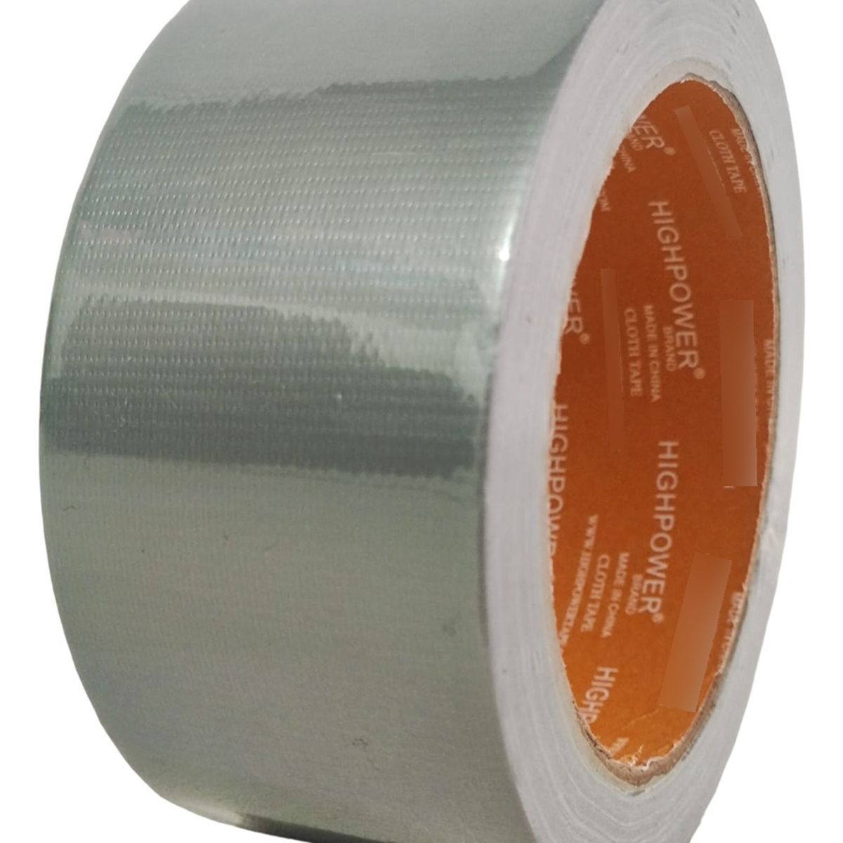 HIGH POWER - Cinta Adhesiva Industrial Gris 20 Metros Ductos Multifunción