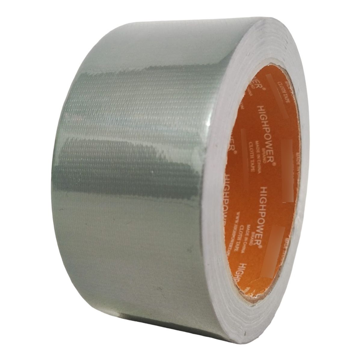 HIGH POWER - Cinta Adhesiva Industrial Gris 20 Metros Ductos Multifunción