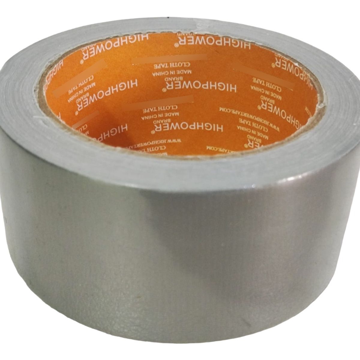 HIGH POWER - Cinta Adhesiva Industrial Gris 20 Metros Ductos Multifunción