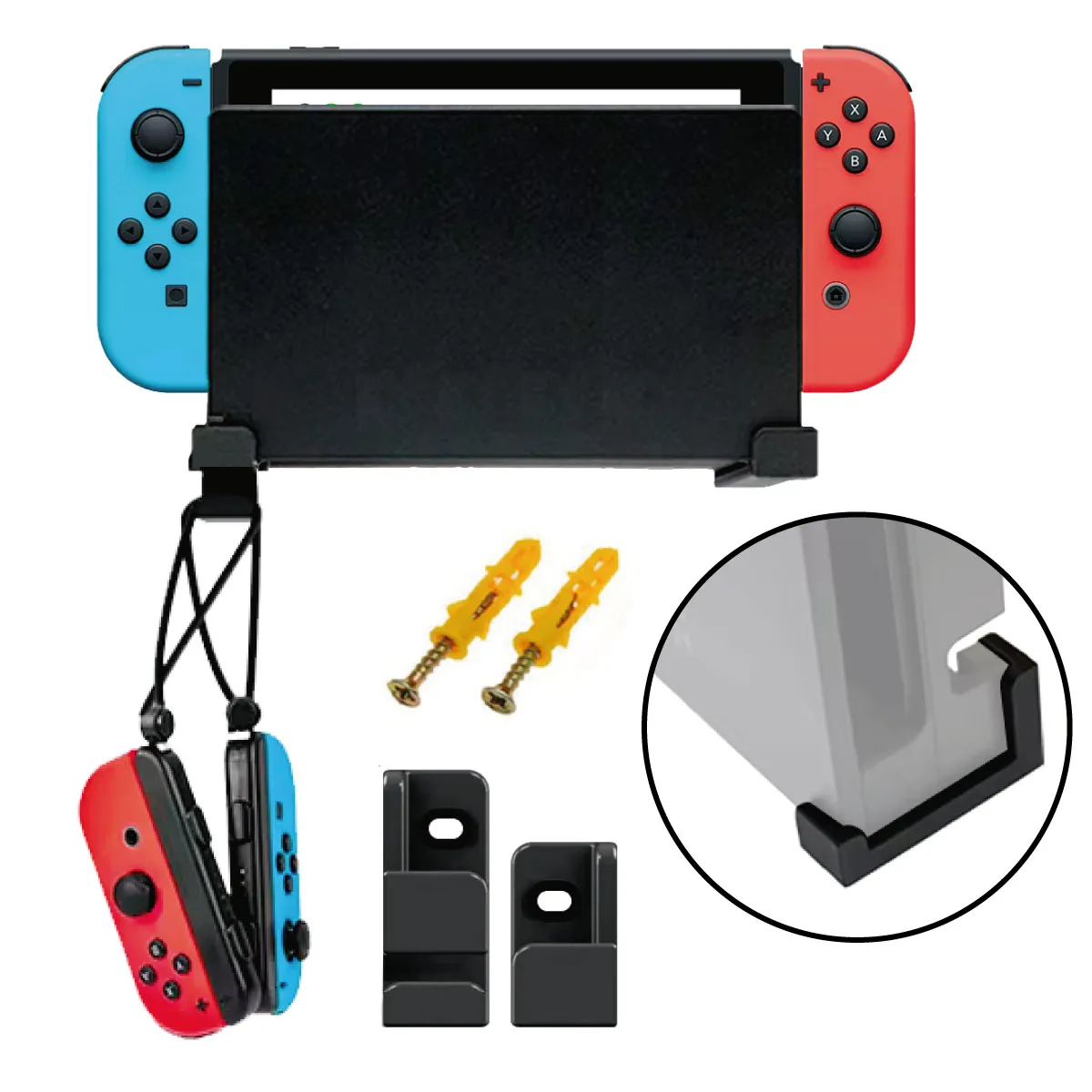 GENERICO - Soporte Base De Pared Para Nintendo Switch.