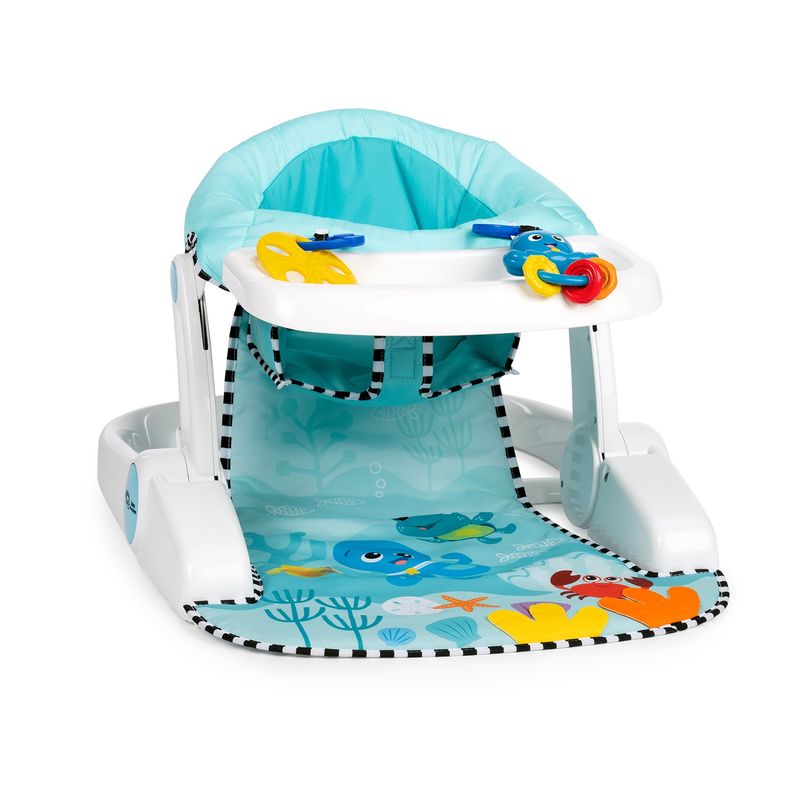 BRIGHT STARTS - Asiento Entrenador Bebe Azul Bright Starts 12828