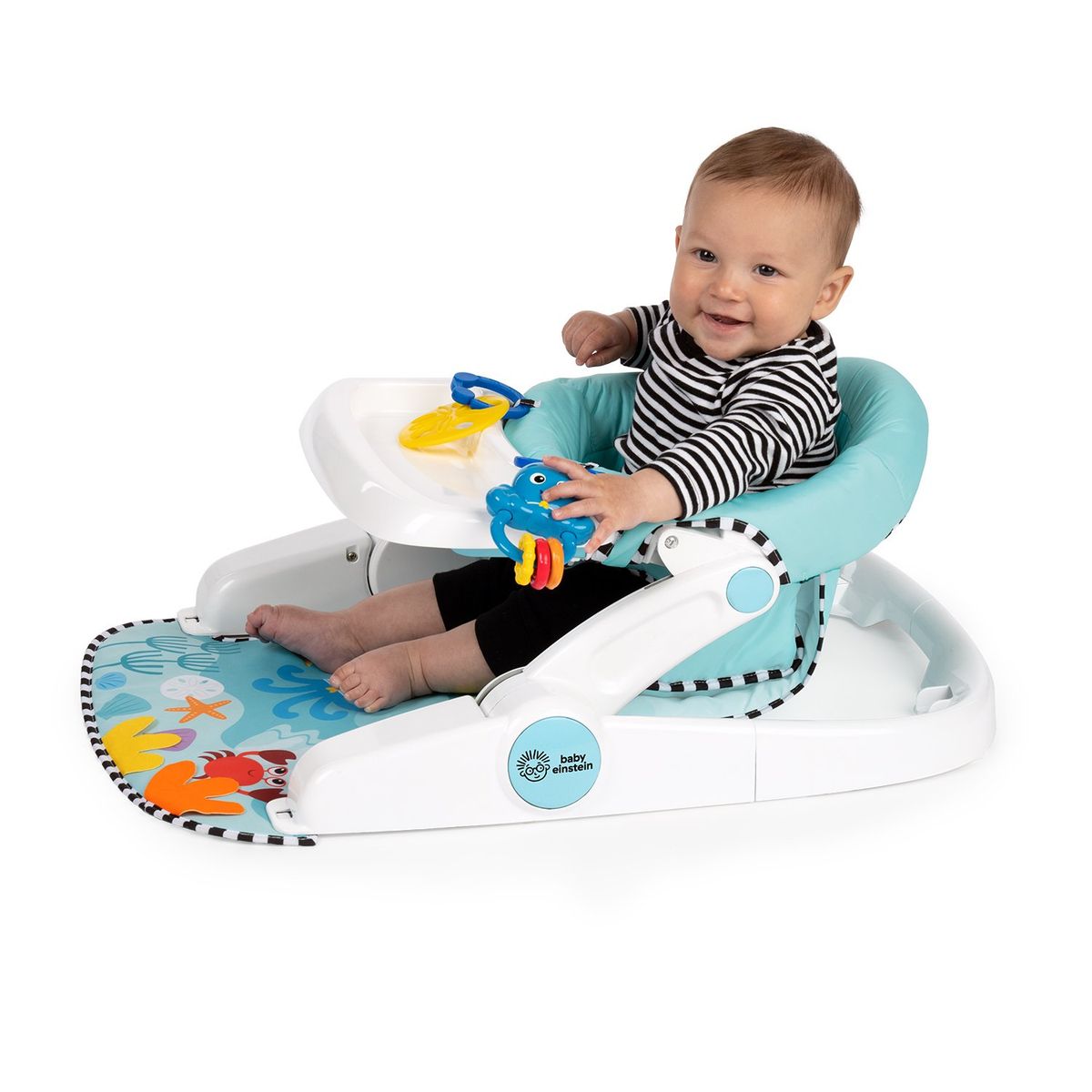 BABY EINSTEIN - Asiento Entrenador Bebe Azul Baby Einstein 12828