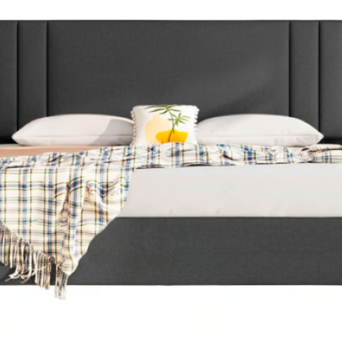 DISEÑOS RAMONA'S - Cabecero Sencillo Milan 100x60 Dark Grey