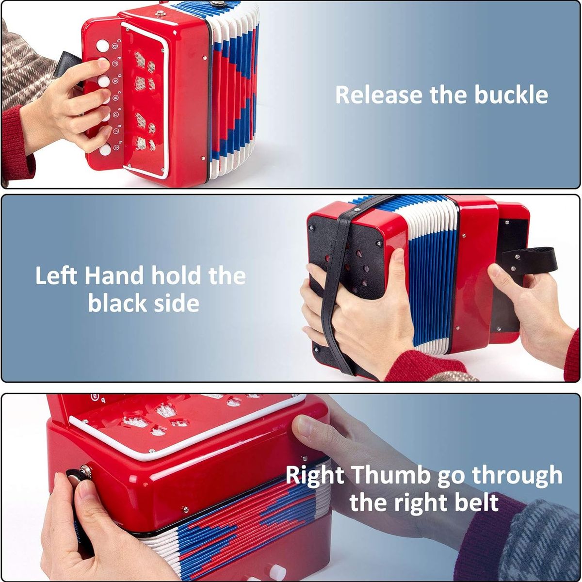 JON DI GROUP SAS - Acordeón Vallenato Para Niños Musical Sonido Real N