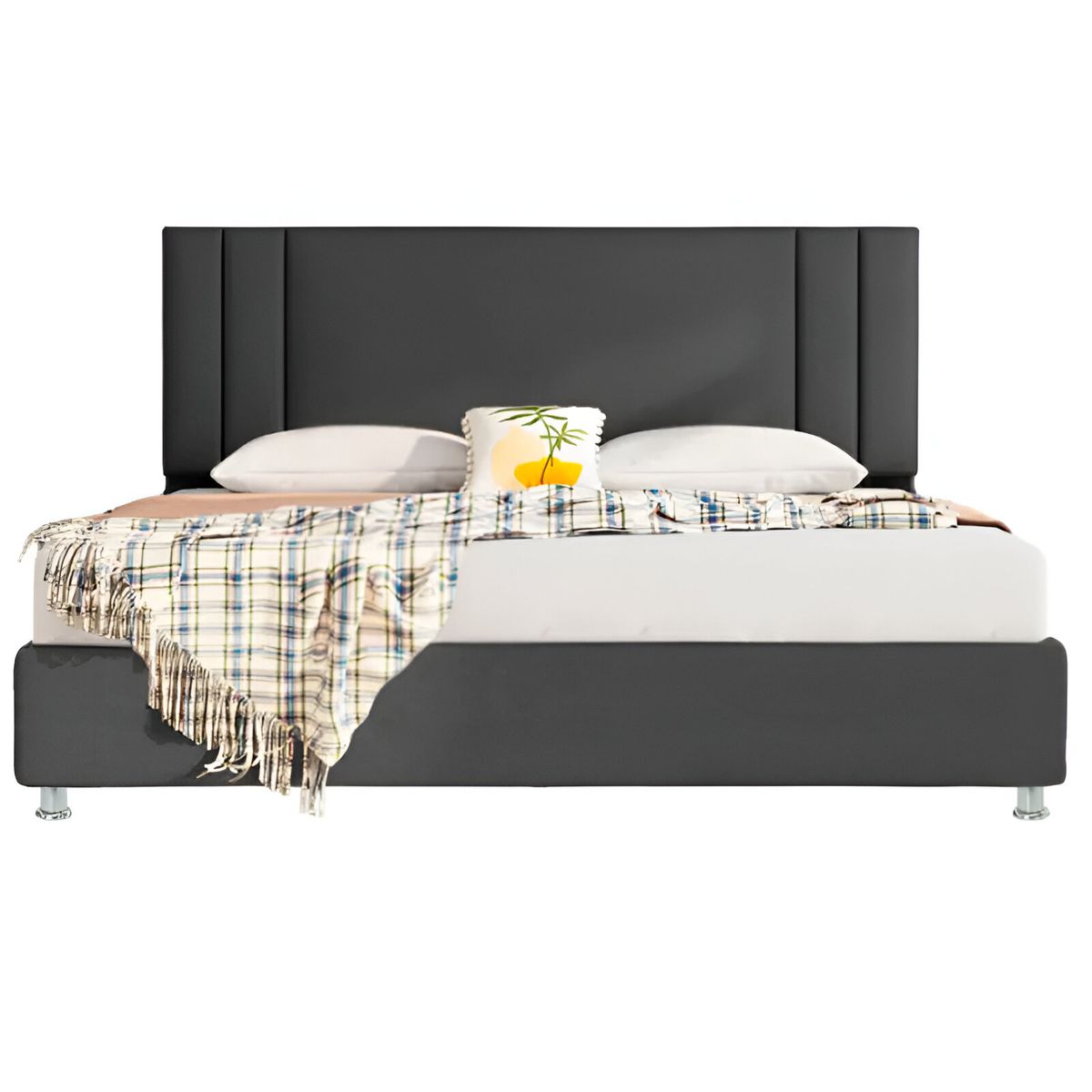 DISEÑOS RAMONA'S - Cabecero King Milan 200x60 Dark Grey