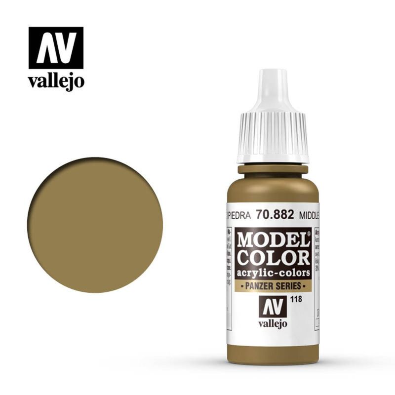 MANUEL VALLEJO - Acrilicos Vallejo Model Color 18Ml 70882 Amarillo Piedra