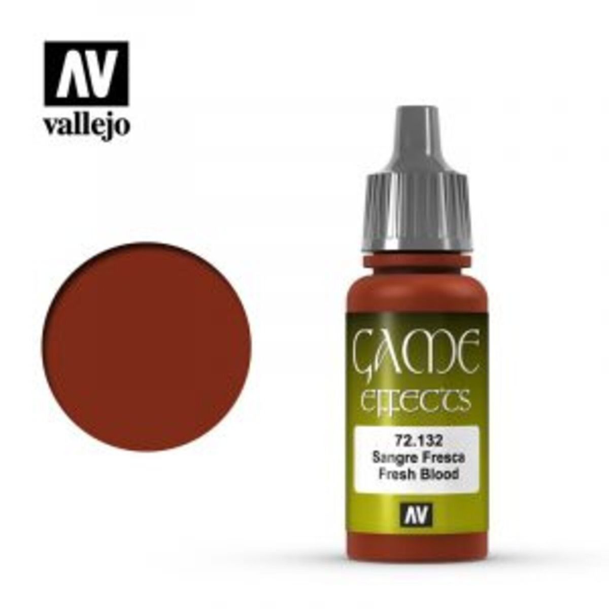 MANUEL VALLEJO - Pintura Acrilicos Vallejo GameColor 72132 SANGRE FRESCA 18ml