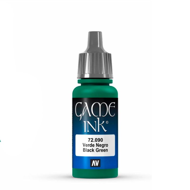 MANUEL VALLEJO - Pintura Acrilicos Vallejo GameColor 72090 Verde Negro 18ml