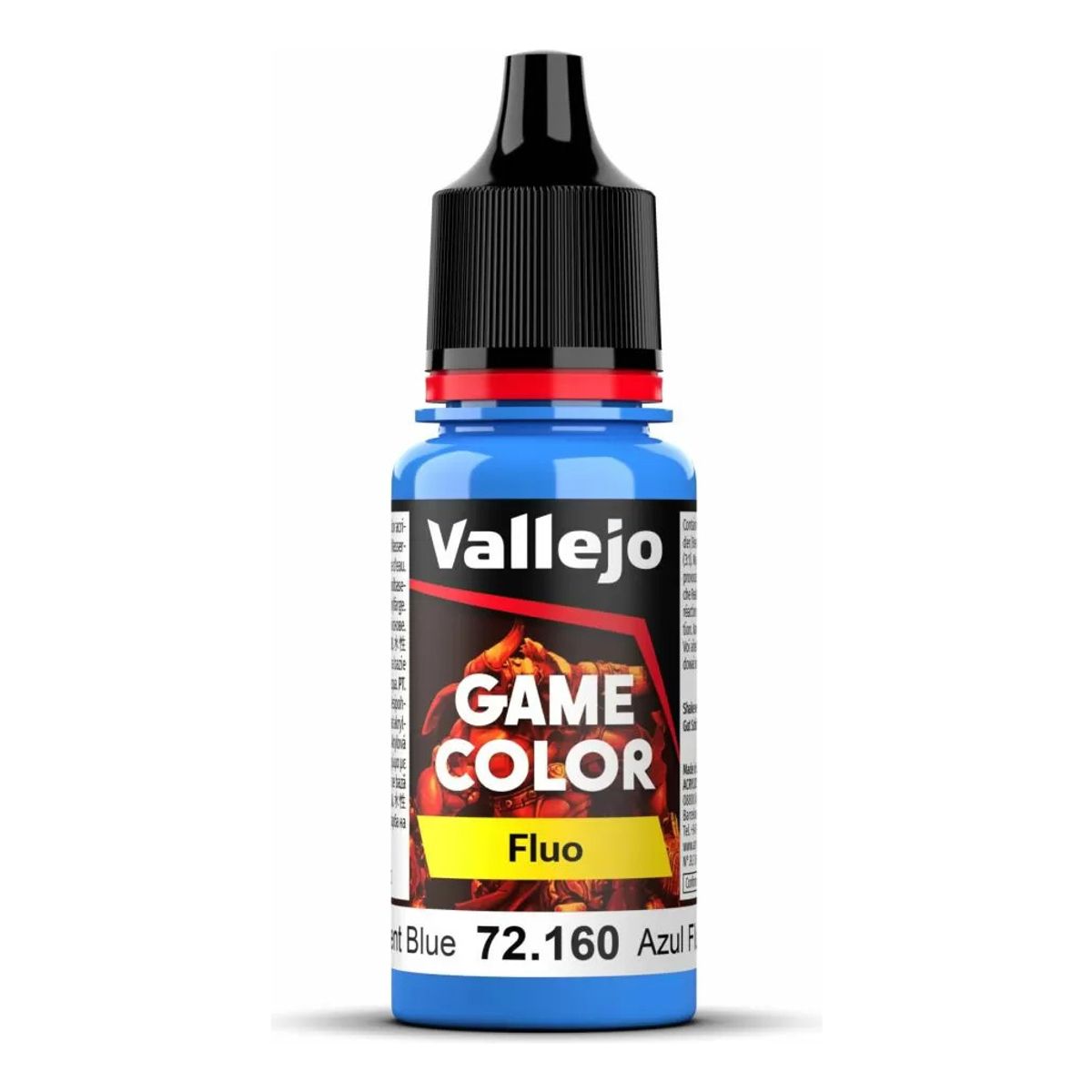 MANUEL VALLEJO - Acrilicos Vallejo Game Color 72160 Azul Fluorescente 18ml