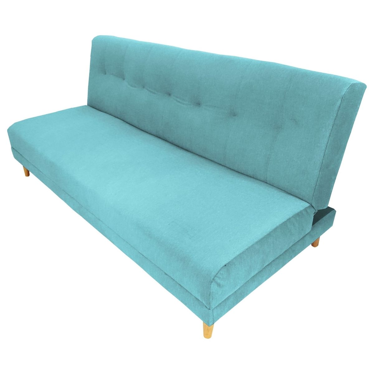 ESTILO RELAX - Sofa Cama Futon Cerezo - Pet Friendly y Antidluido - Turquesa