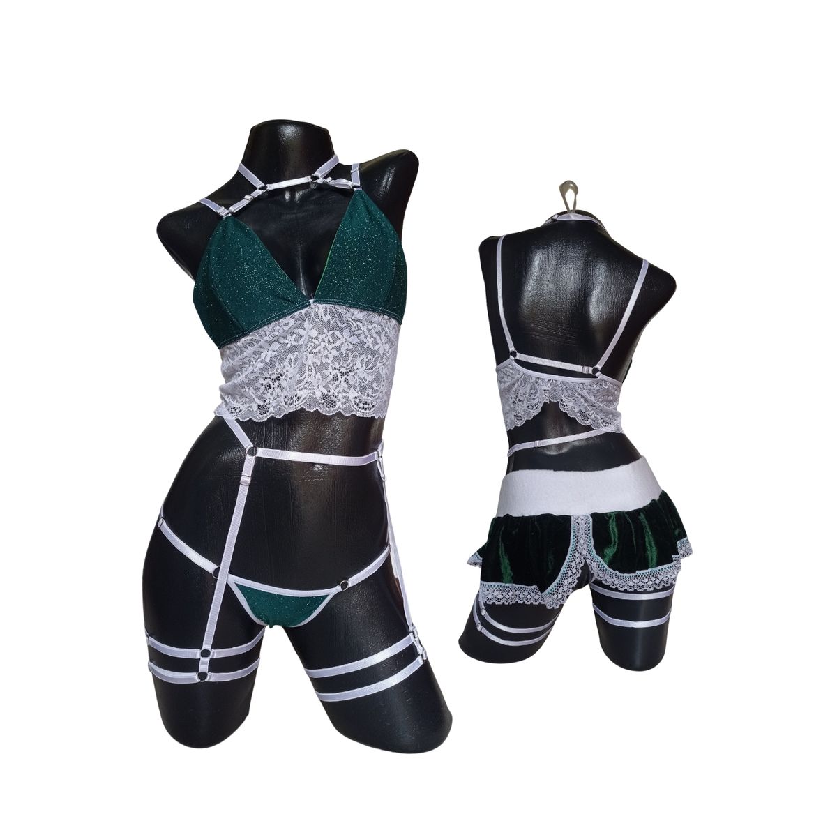 PROVOCAME - Disfraz Mama Noel Navidad mujer Navideño verde