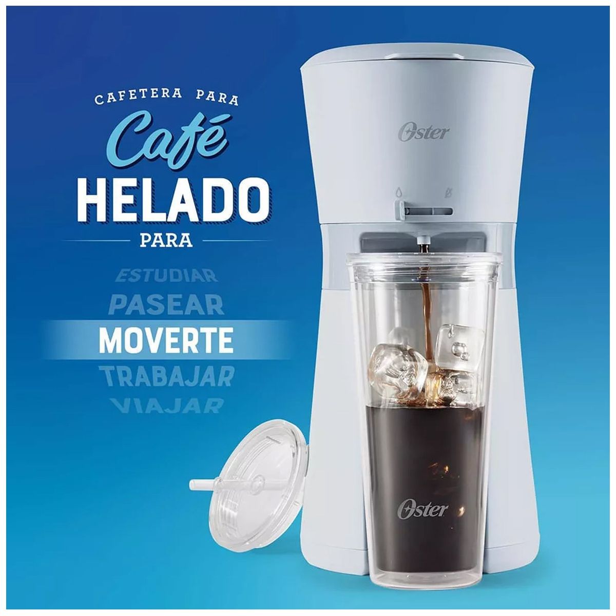 OSTER - Cafetera Oster® Para Café Helado Bvstdc01g Con Accesorios