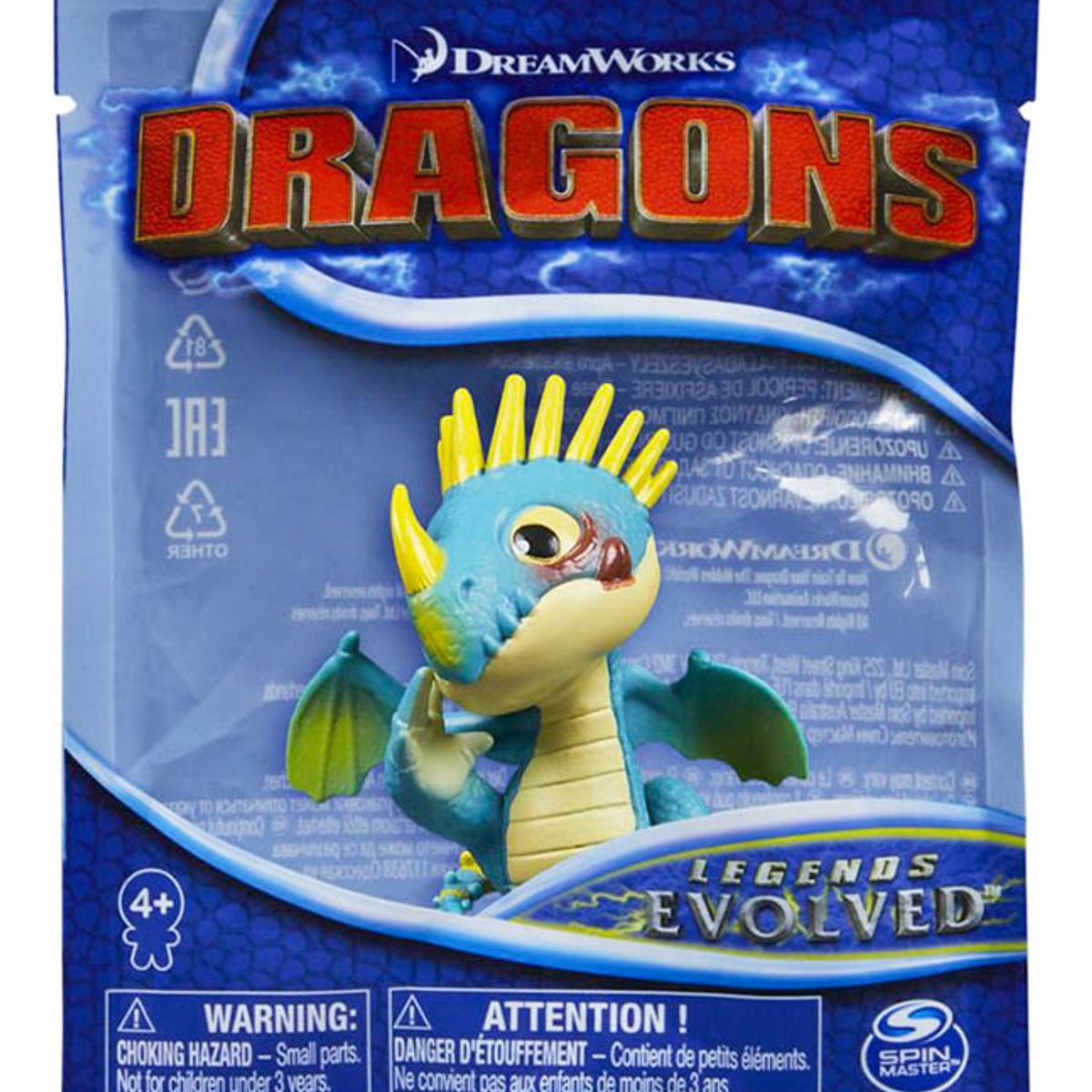 GENERICO - Figura de Mini Dragón Rescue Riders