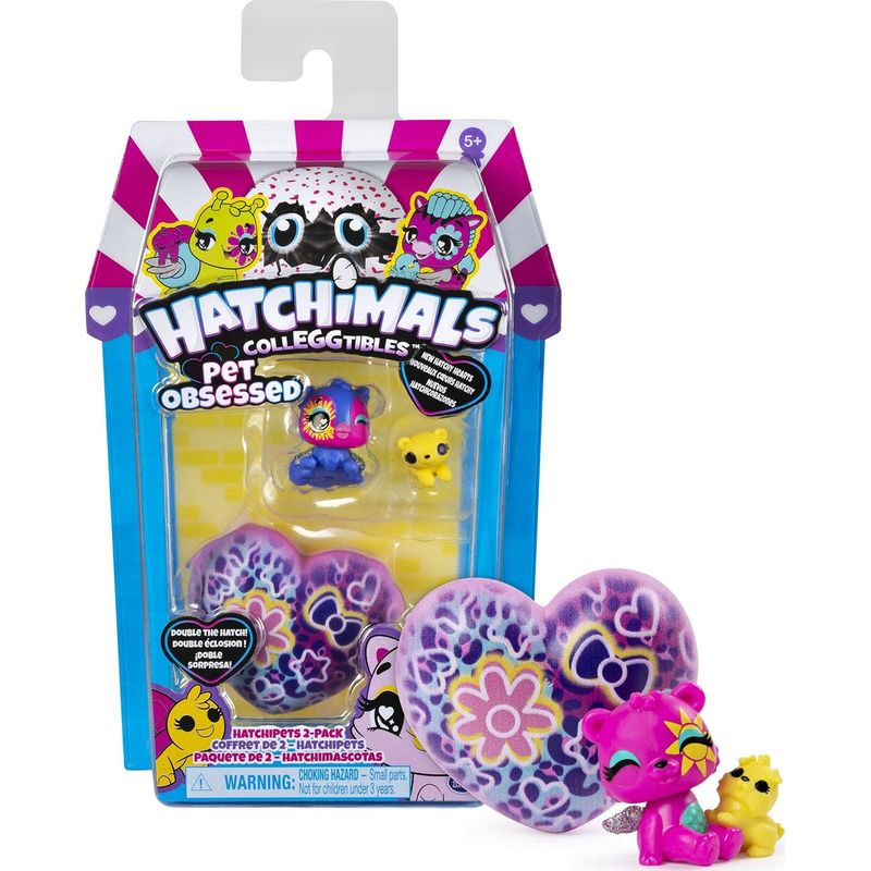 GENERICO - Hatchimals Pets Coleccionable X 2 Figuras