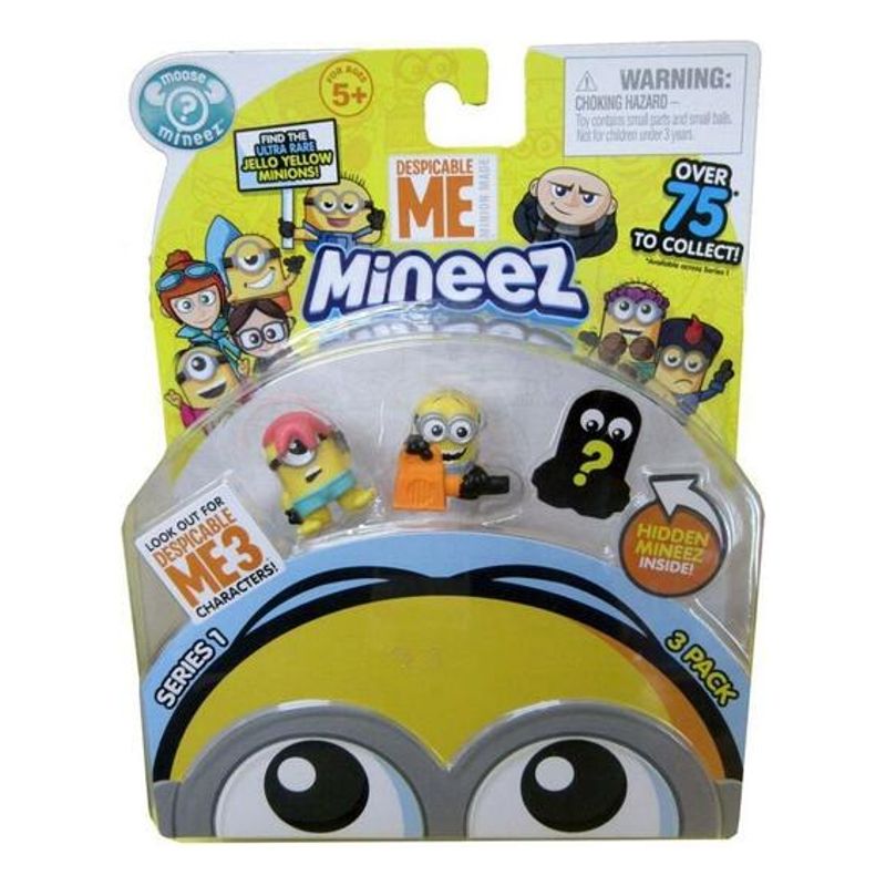 GENERICO - Despicable Me Mineez Pack X 3 Surtido