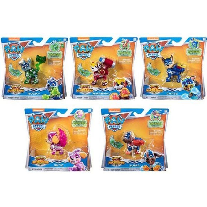 GENERICO - Paw Patrol Mighty Pups Cachorros Transf