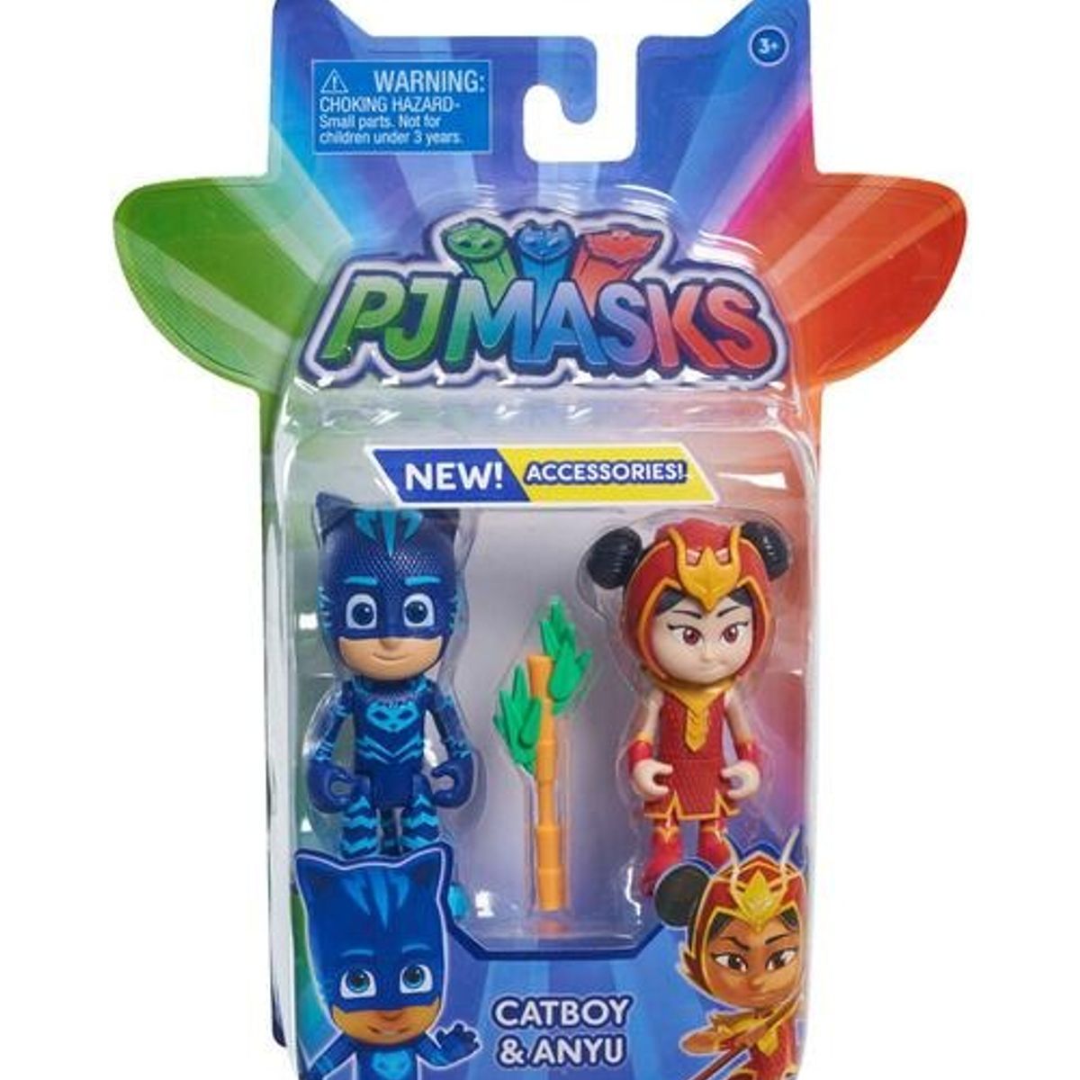 GENERICO - Pj Masks Figura Articulada Básica 3 Pulgadas Pack X 2 Fig