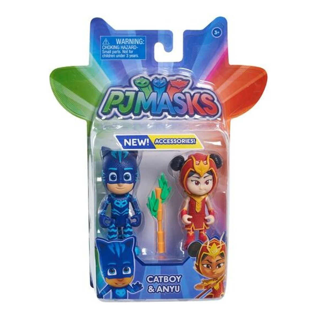 GENERICO - Pj Masks Figura Articulada Básica 3 Pulgadas Pack X 2 Fig