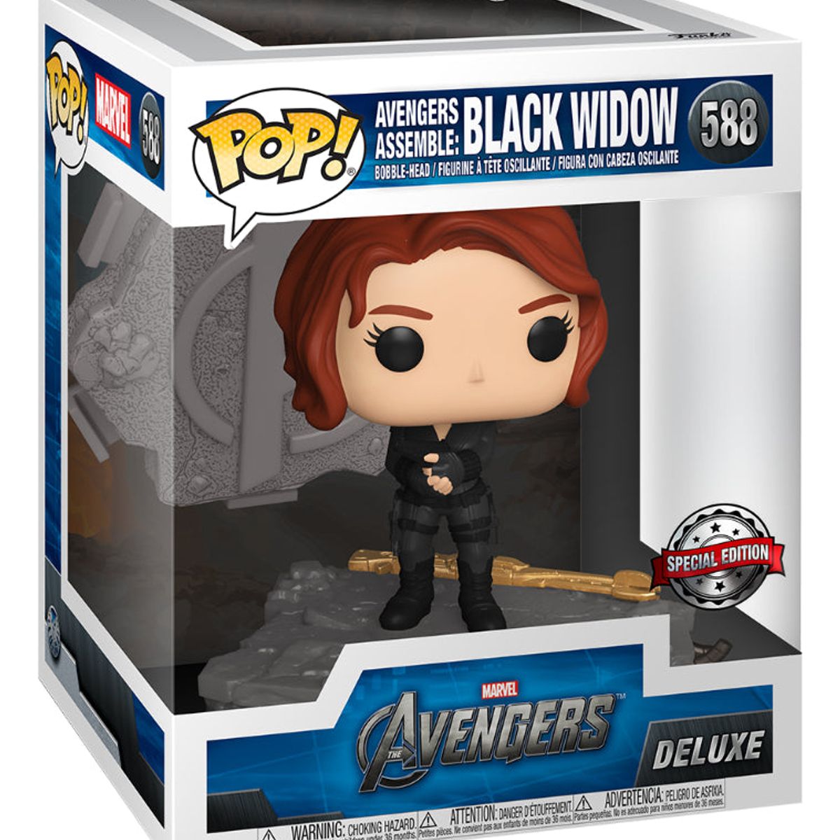 GENERICO - Funko Pop Deluxe Avengers Black Widow 588