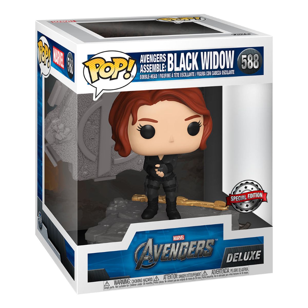 GENERICO - Funko Pop Deluxe Avengers Black Widow 588