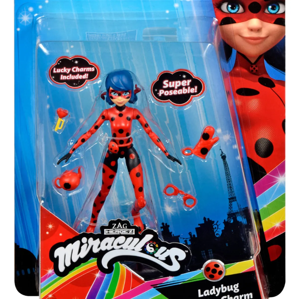 GENERICO - Miraculous Momentos Muñeca - Luckycharm