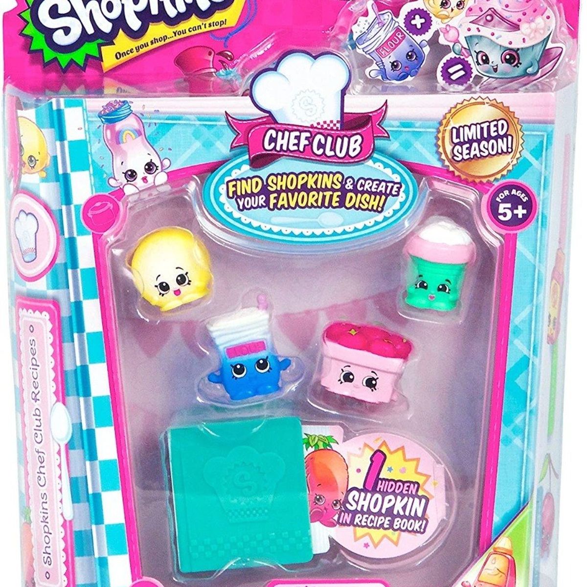 GENERICO - Shopkins Chef Club Paquete De 5 Figuras