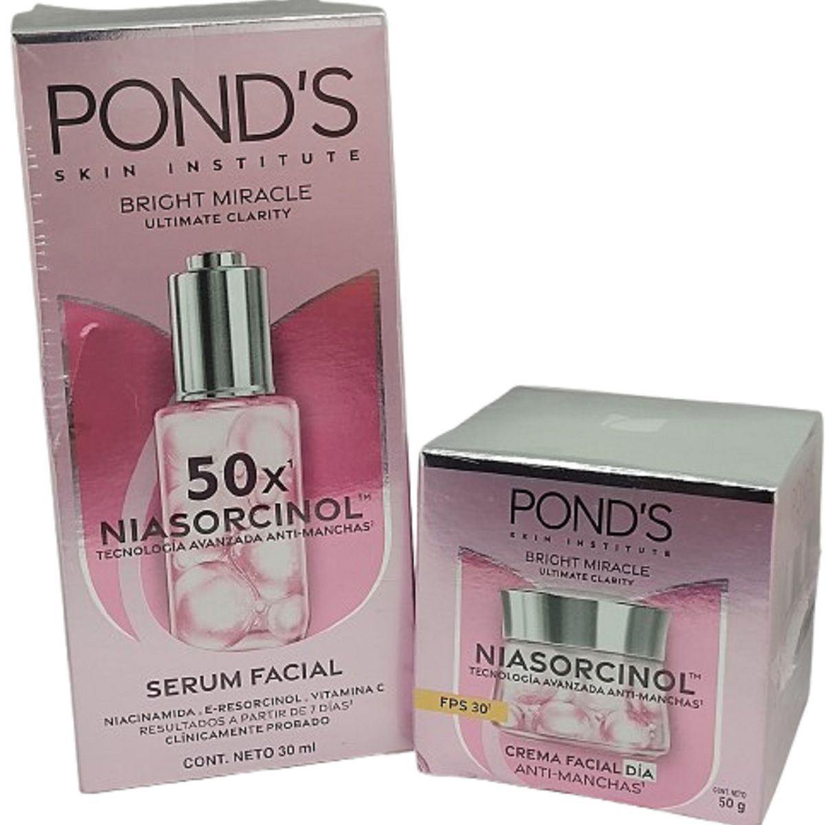 PONDS - Kit Bright Miracle de Pond`s  kit x 2 productos + Obs.
