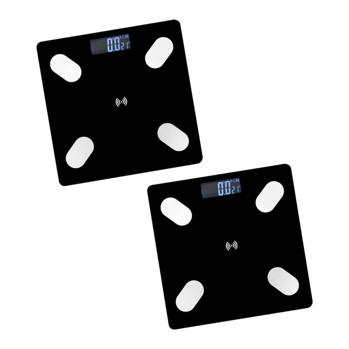 STYLE STARS - Set x2 Báscula Inteligente Bluetooth con App Pesa Digital