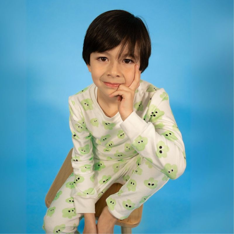 LAPU KIDS - Pijama 2 piezas térmica Verde
