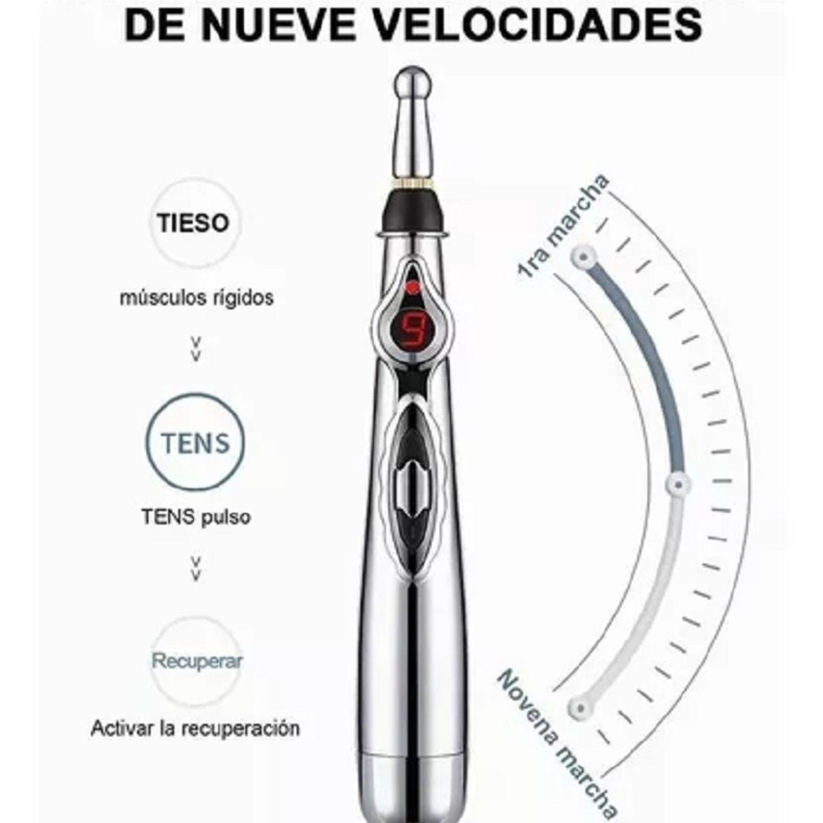 GENERAL - Lápiz Electrónico Acupuntura Reduce Alivia Dolor Masajeador