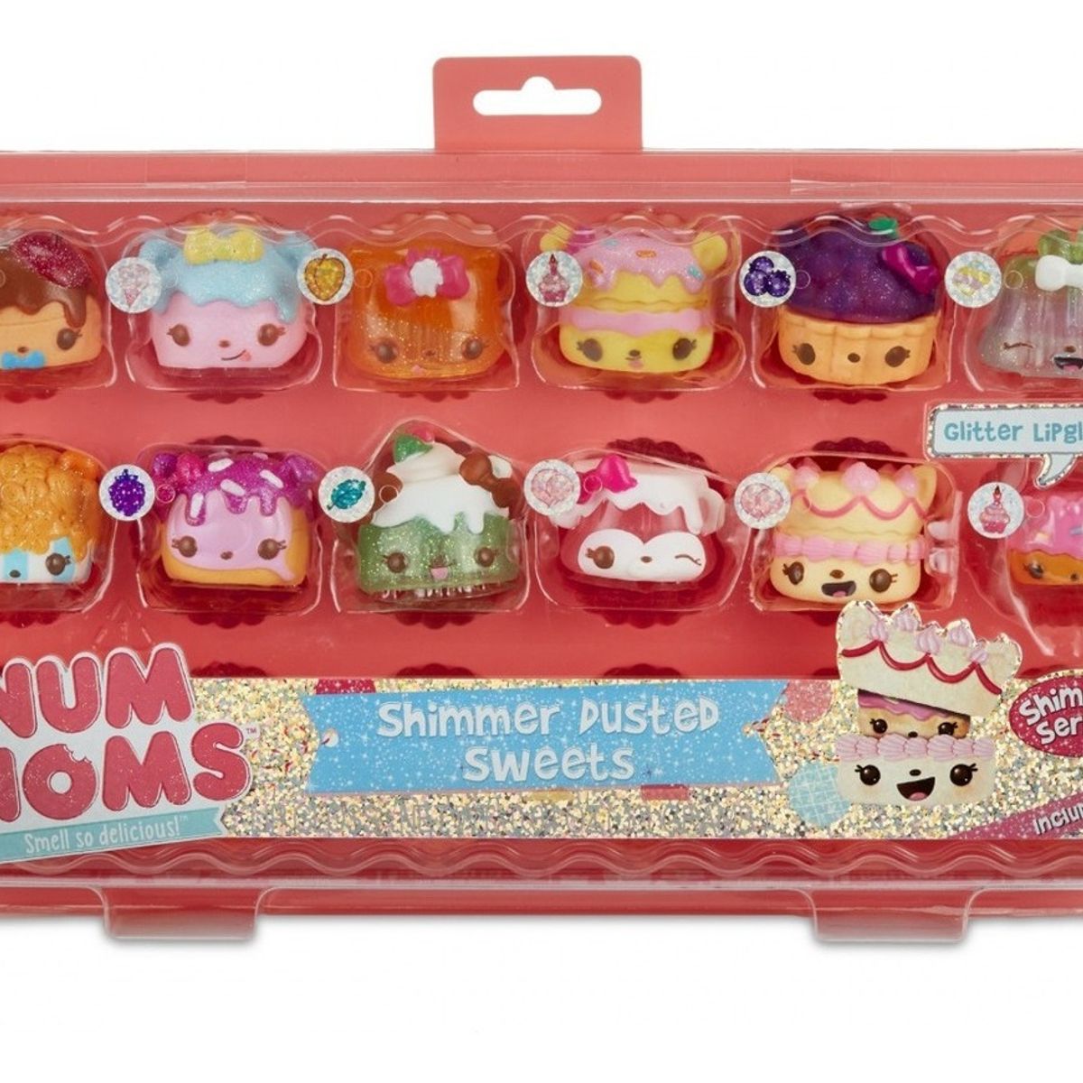 GENERICO - Bandeja De Cupcakes De Juguete Serie Brillante Num Noms