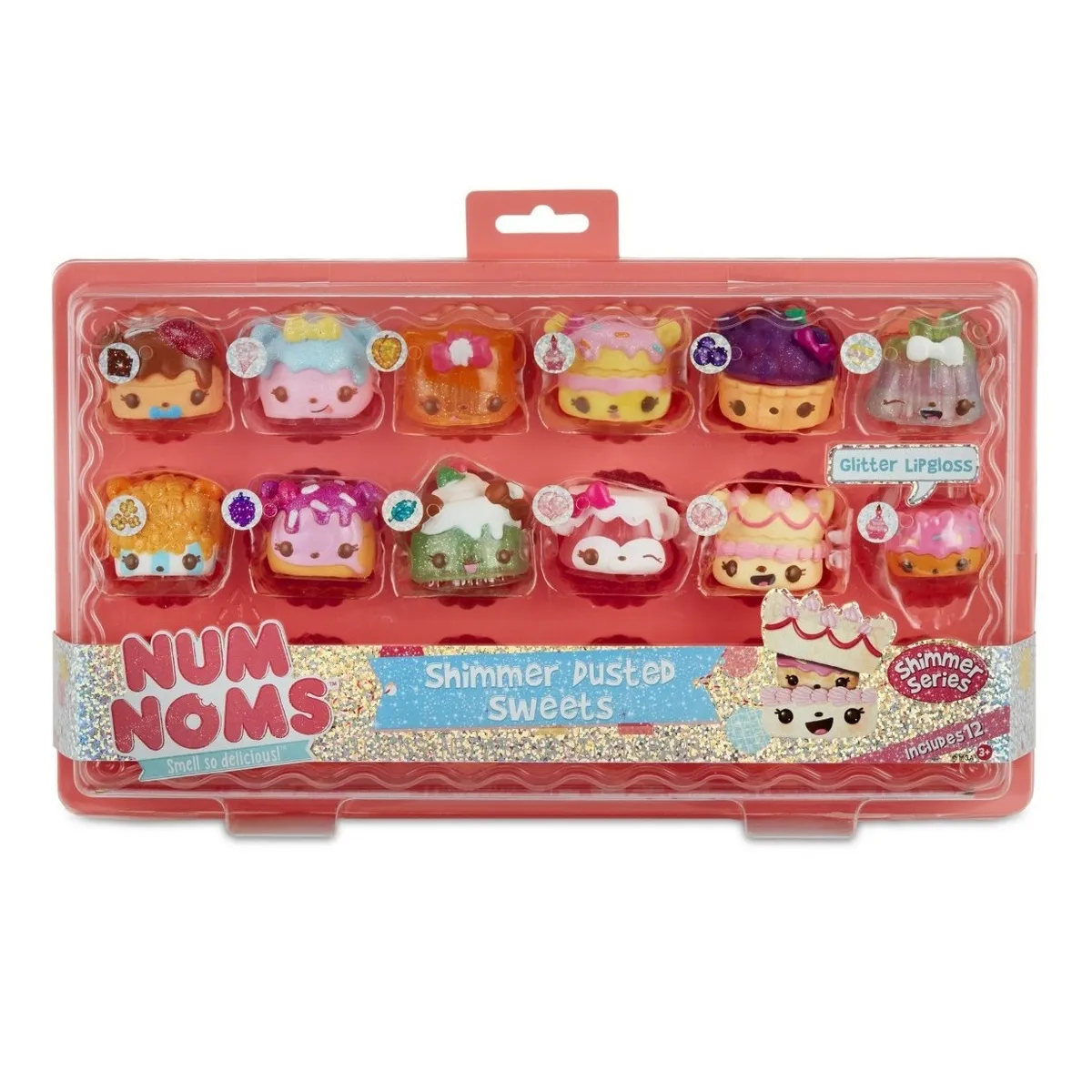 GENERICO - Bandeja De Cupcakes De Juguete Serie Brillante Num Noms