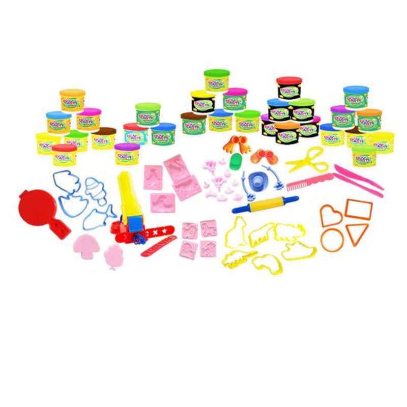 GENERICO - Dough Tastic Balde De Plastilina 4 En 1 + Accesorios