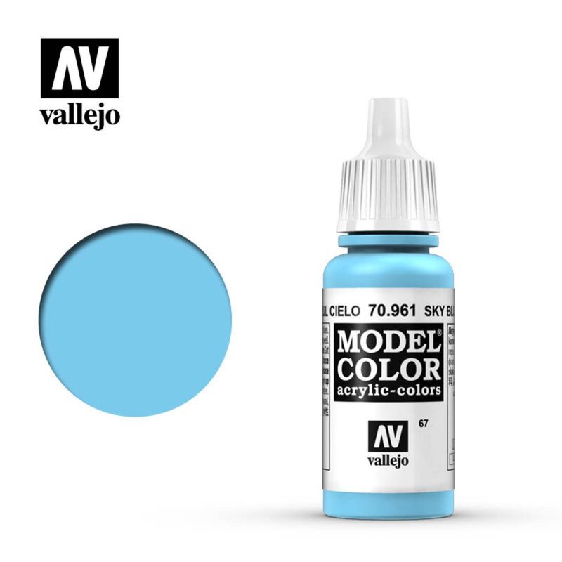 MANUEL VALLEJO - Pintura Acrilicos Vallejo Model Color 18Ml 70961 Azul Cielo