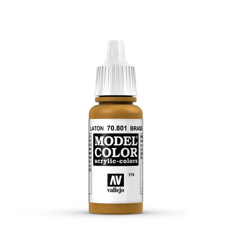 MANUEL VALLEJO - Pintura Acrilicos Vallejo Model Color 18Ml 70801 Latón