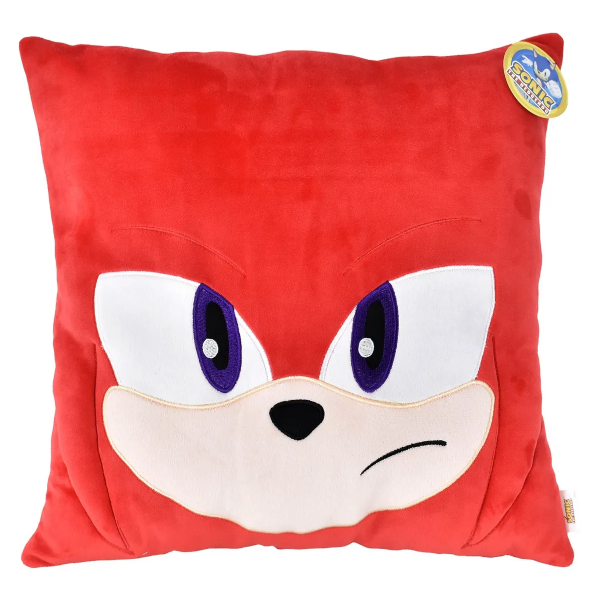 KISSES - Peluche Cojin Cuadrado 40 cms Knuckles-Sonic