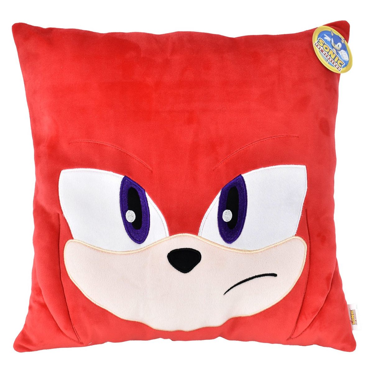 KISSES - Peluche Cojin Cuadrado 40 cms Knuckles-Sonic