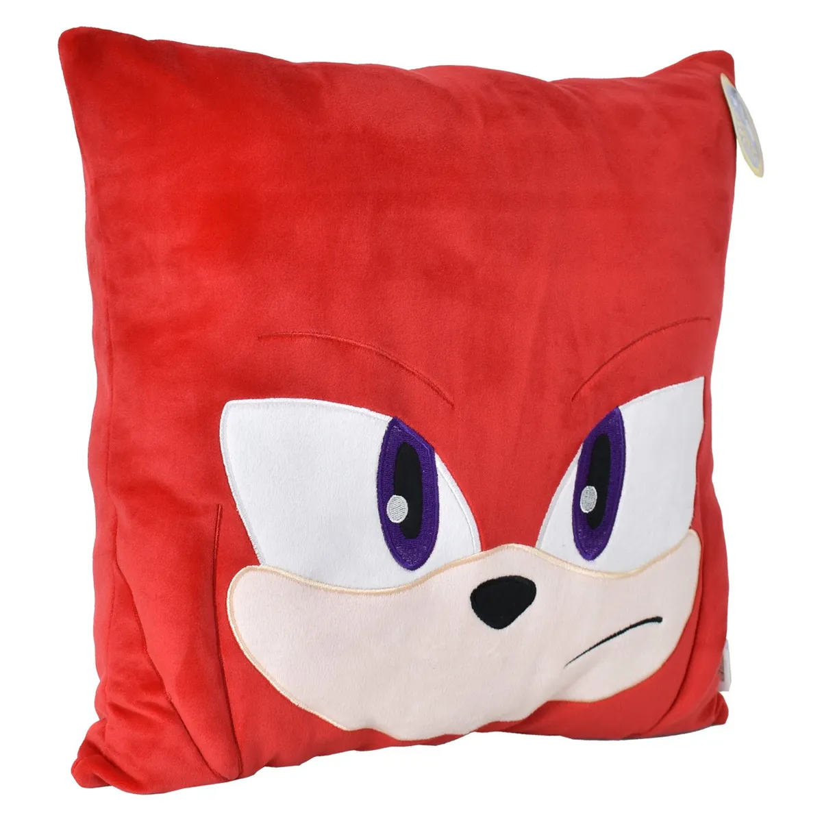 KISSES - Peluche Cojin Cuadrado 40 cms Knuckles-Sonic